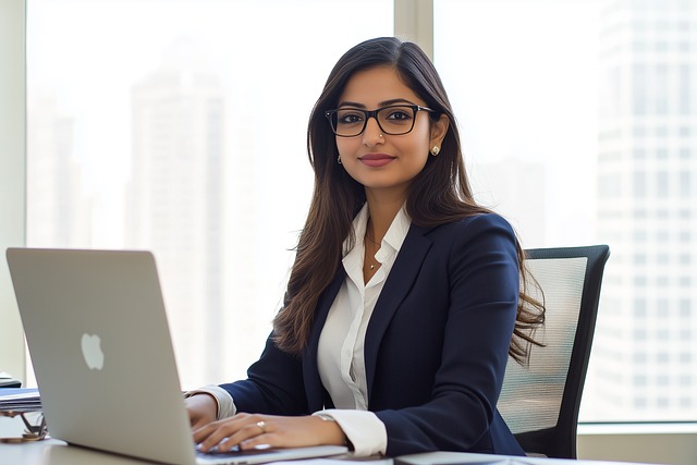 Free ai generated woman work from home illustration