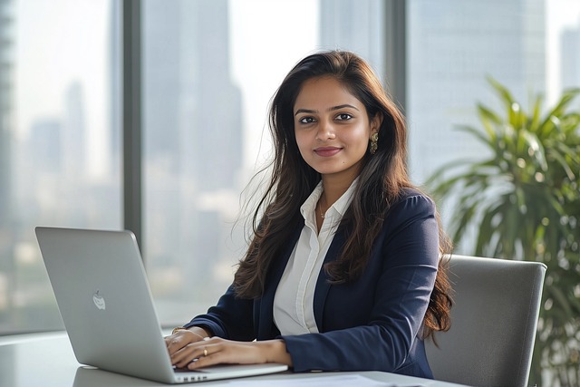Free ai generated woman work from home illustration