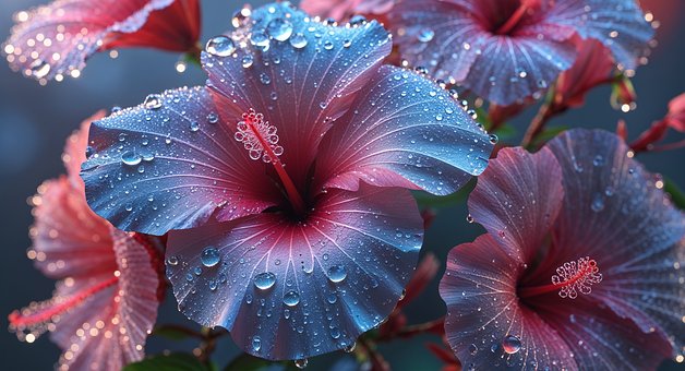 Ai Generiert, Blumen, Hibiskus Blume