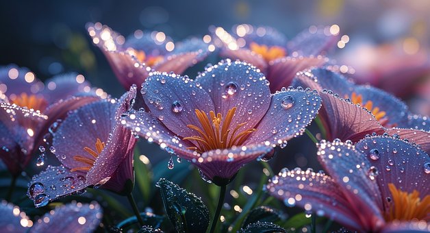 Ai Generiert, Blumen, Blütenblätter