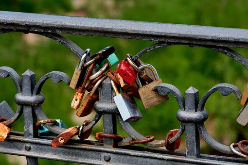 Free Lucky Locks Railing photo and picture