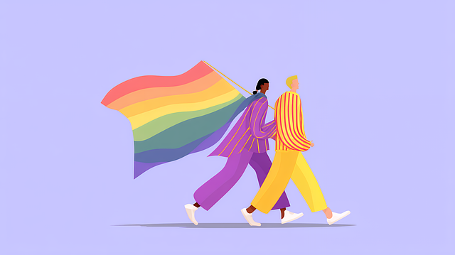 Free pride rainbow lgbt illustration