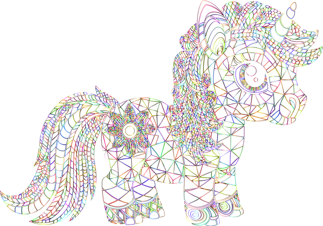 Free unicorn horse animal vector