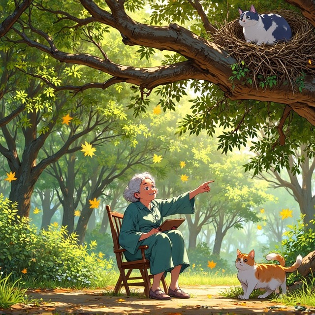 Free Ghibli Style Anime Background illustration and picture