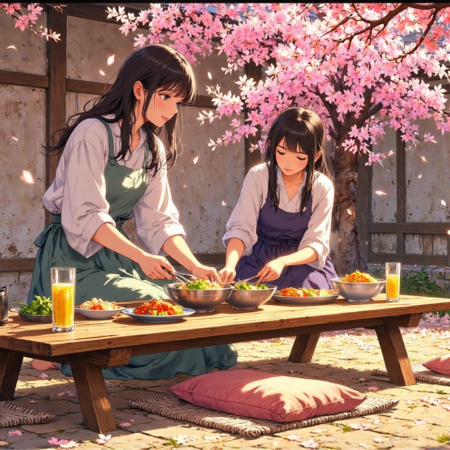 Free Ghibli Style Anime Background illustration and picture