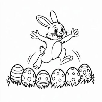 Free Rabbit Easter illustration and picture