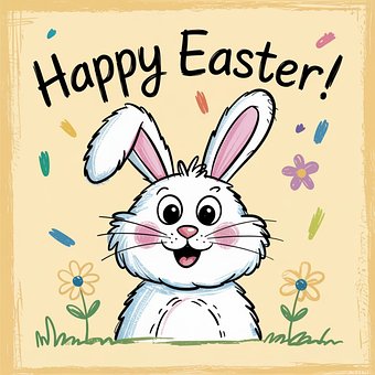 Free Rabbit Easter illustration and picture