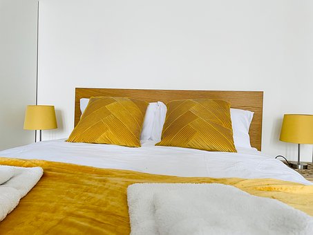 Free Bedroom Mustard photo and picture