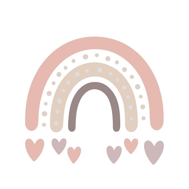 Free boho rainbow pastel rainbow minimalist rainbow vector