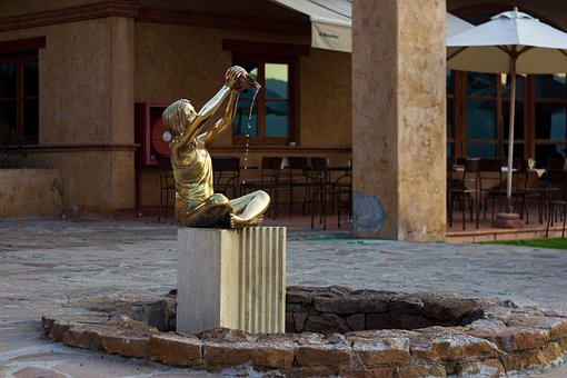 Statue, Skulptur, Kunst, Pool