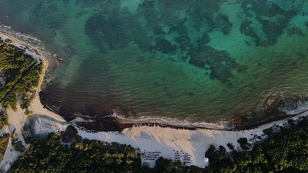 Antenne, Drone, Strand, Smaragdpunkt