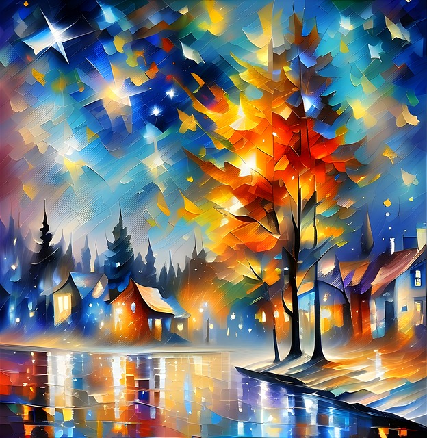 Free Oil Painting Digital Painting illustration and picture
