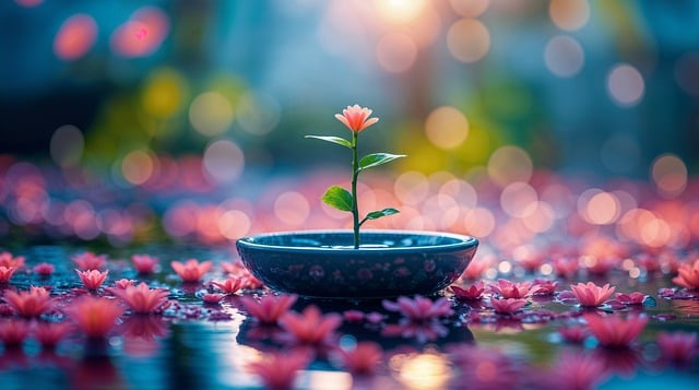 Ai Genereret, Enkelt Blomst, Natur