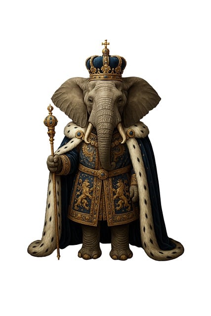 Download Elephant King, Royal Elephant, Fantasy Animal. Royalty-Free ...