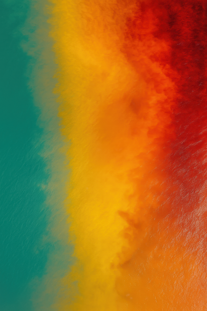 Download Colorful Ocean, Aerial Sea View, Gradient Water. Royalty-Free ...