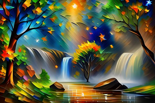Free Spring Landscape illustration and picture