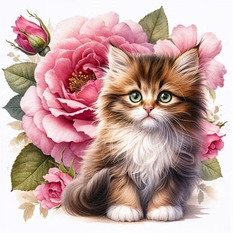 Ai Genereret, Kat, Dyr, Kæledyr, Feline