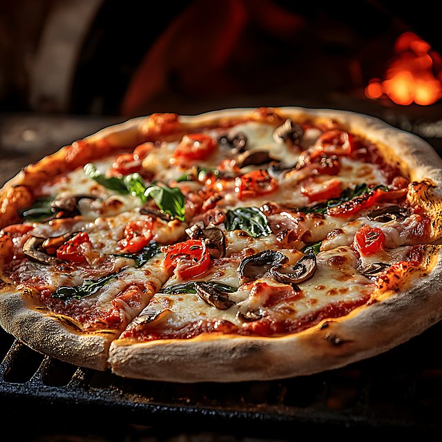 Free ai generated pizza food illustration