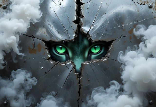 Free license plate steel eyes illustration