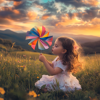 Free Little Girl Child illustration and picture