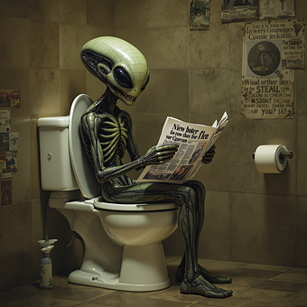 Free Ai Generated Alien illustration and picture