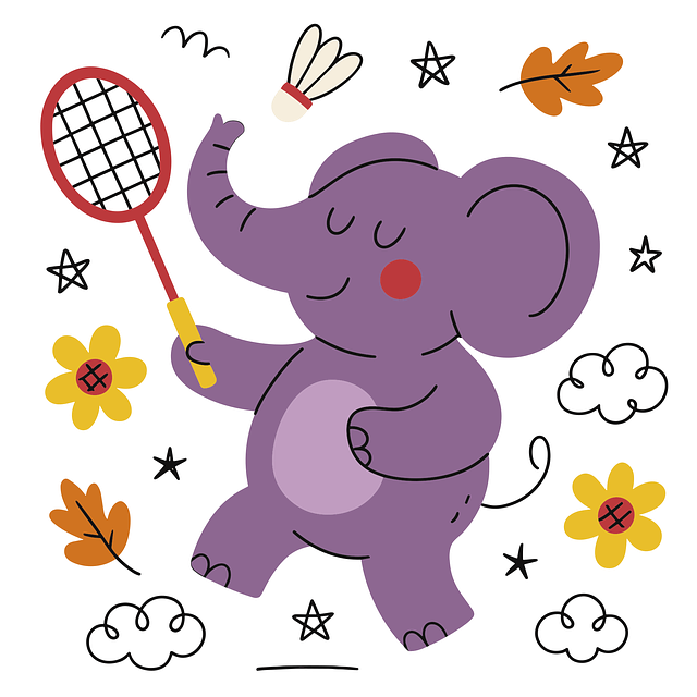 Download free HD stock image of Ai Generated Elephant Free ai generated elephant badminton vector