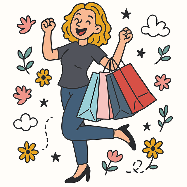 Free ai generated shopping purchases vector