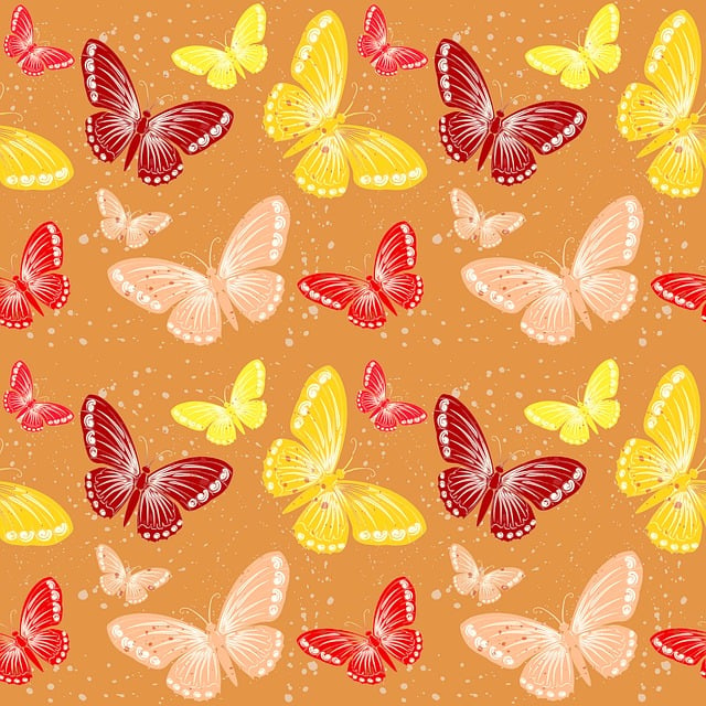 Free butterflies nature insect illustration
