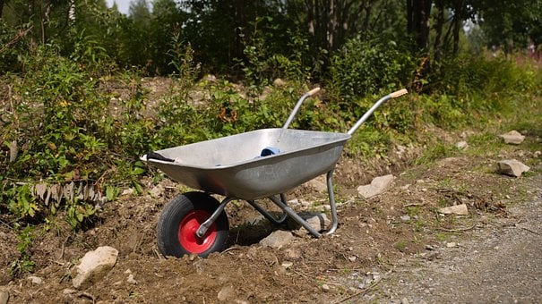 Free Wheelbarrow Outside photo and picture