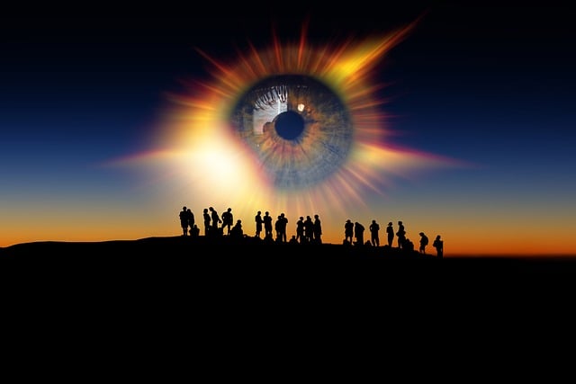 Free wisdom technology eye illustration