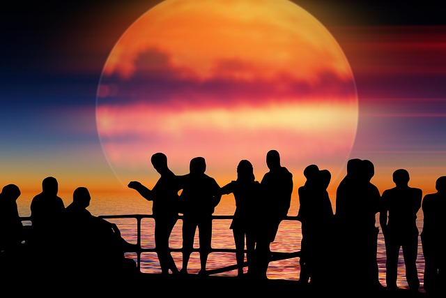Free background people group illustration