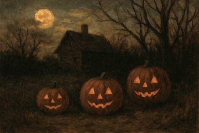 Free halloween samhain all hallows eve illustration
