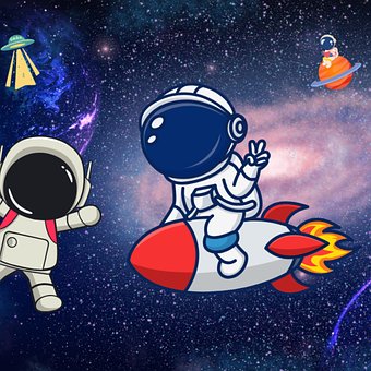 Free Space Galaxy illustration and picture