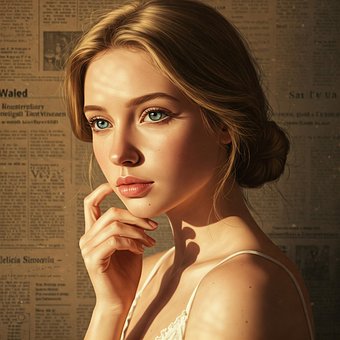 Free Woman Face illustration and picture