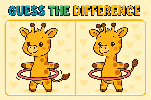 Free Giraffe Play illustration and picture