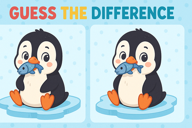 Free Penguin Fish illustration and picture