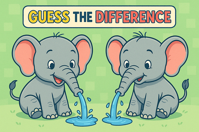 Free Guess The Difference Image Difference illustration and picture