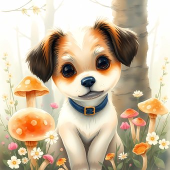 Free Dog Pet illustration and picture