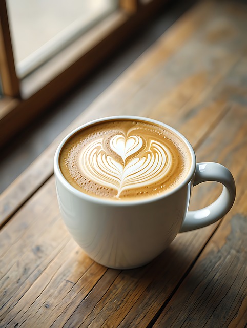 Artisan Coffee, Latte Art, Natural Light