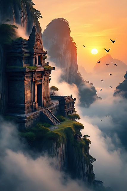 Temple, Mountain, Spirituality
