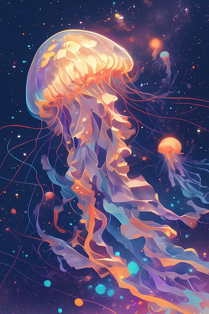Free ai generated astonished nature illustration