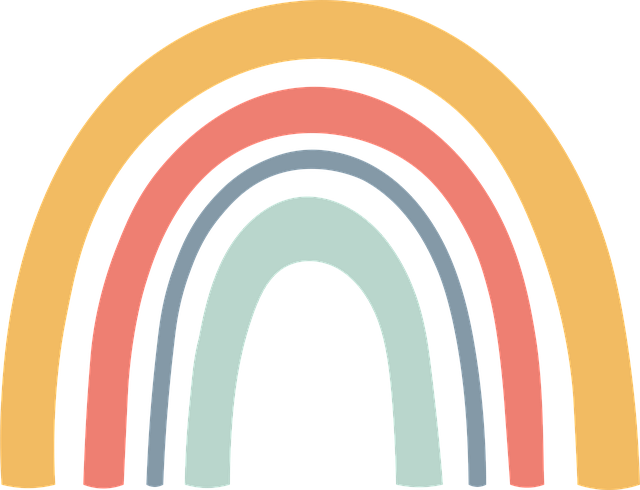 Free rainbow nature colorful vector