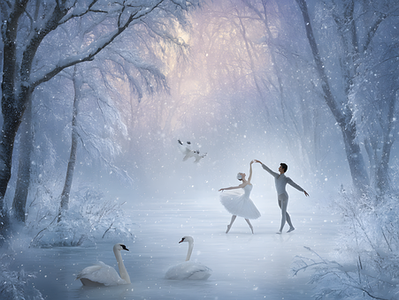 Svanesjøen, Ballett, Ballerina, Snø