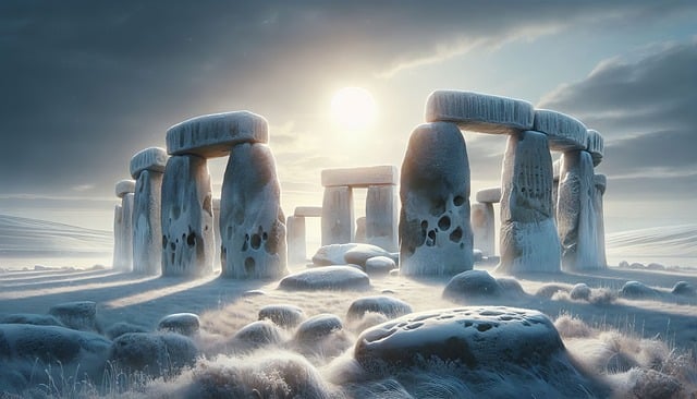 Download free HD stock image of Ancient Stonehenge Free ancient stonehenge monument illustration