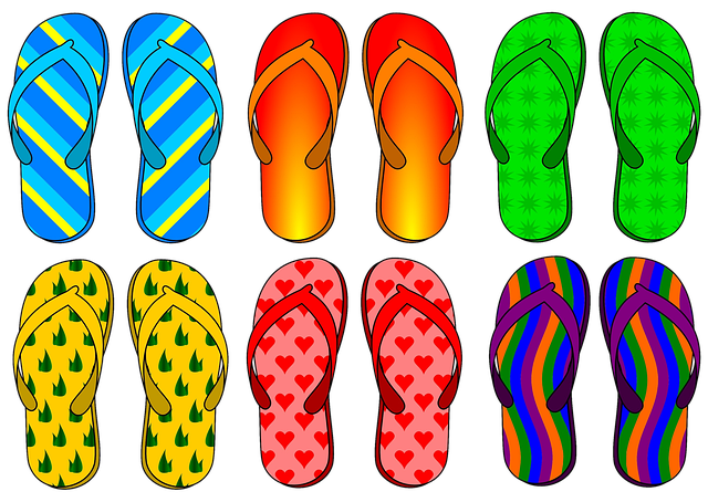 Free flip flops shoes flip-flop illustration