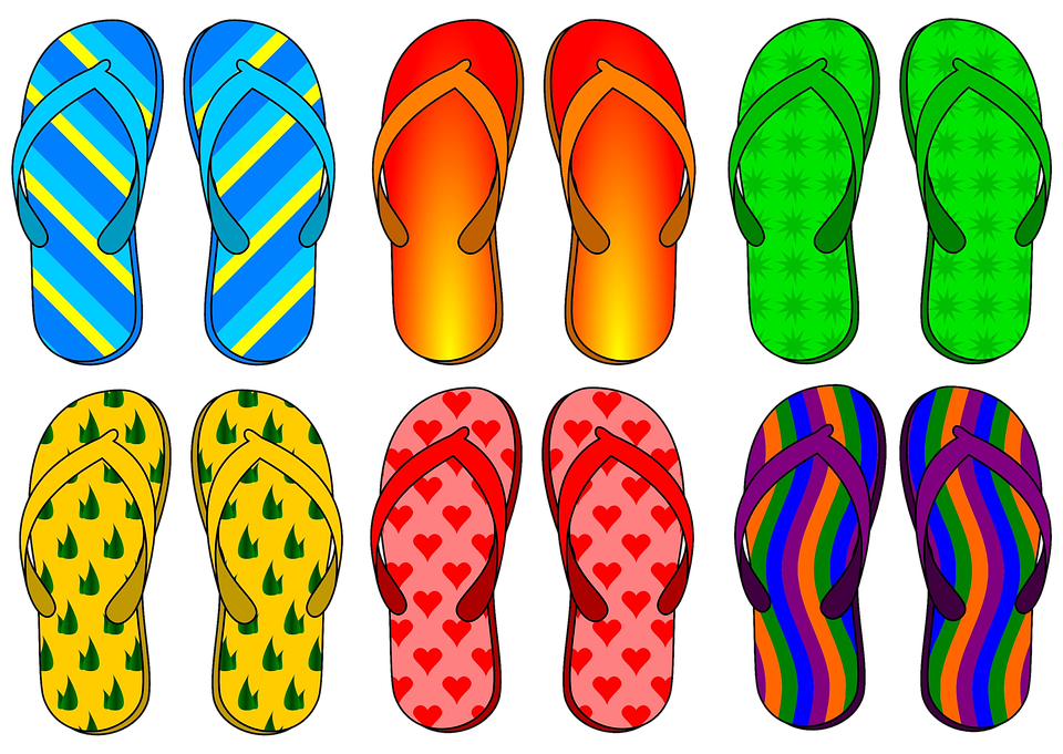 Download Flip Flops, Shoes, Flip-Flop. Royalty-Free Stock Illustration ...