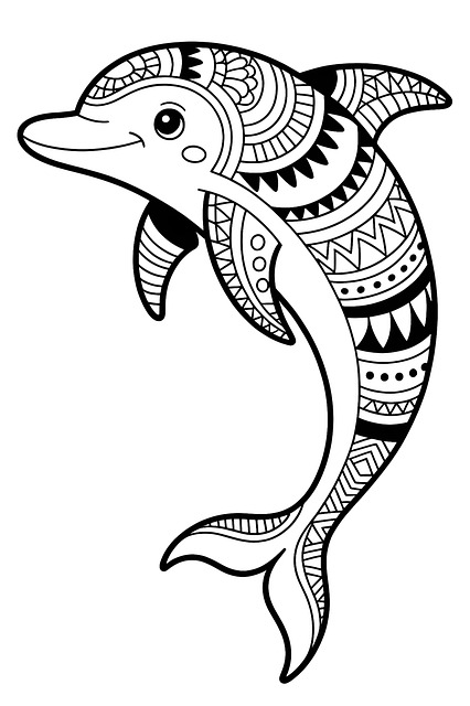 Free Dolphin Design illustration and picture