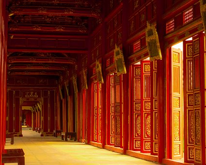 Ziel, Vietnam, Palast, Jahrgang, Schloss