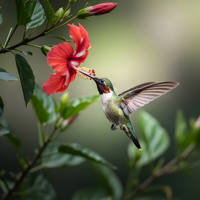 Free Hummingbird Bird illustration and picture