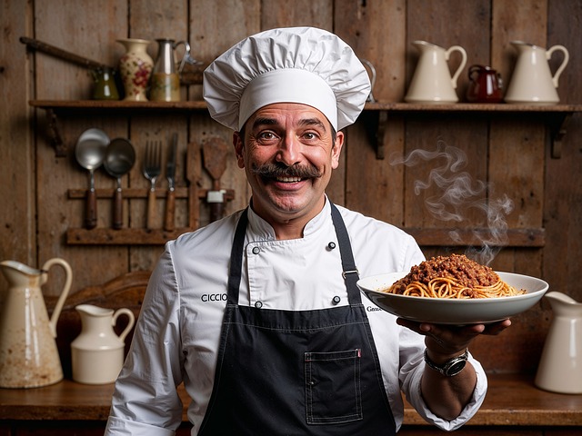 Free ai generated spaghetti restaurant illustration